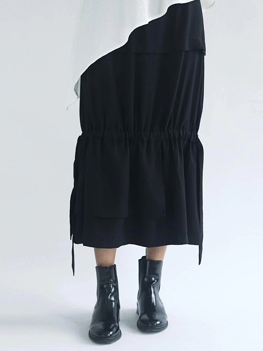 Salient Label｜Eamon Drawstring Tube Midi Dress